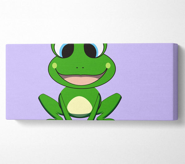 Happy Frog Ready To Leap Lilac