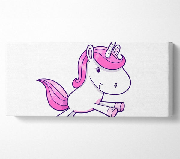Leaping Unicorn White