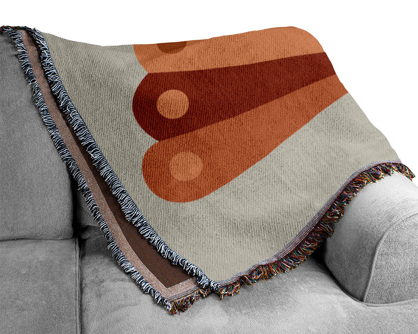 Little Peacock Lilac Woven Blanket
