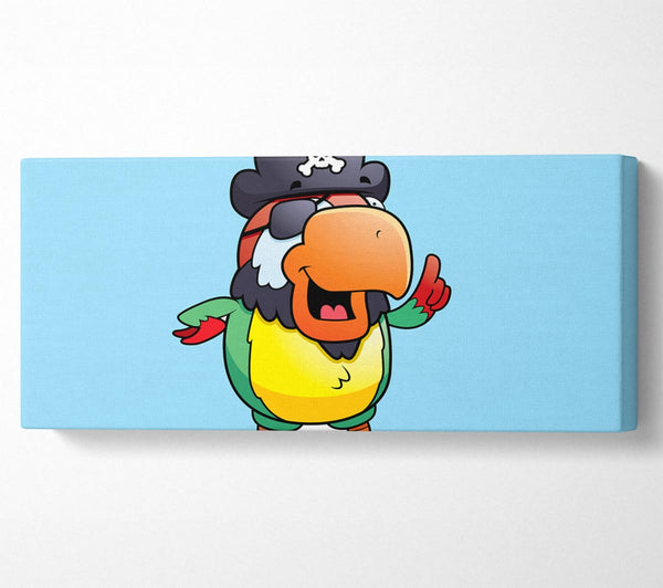 Pirate Parrot Eyepatch Baby Blue