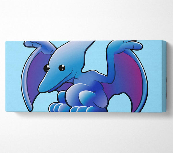 Pterodactyl Dinosaur Baby Blue