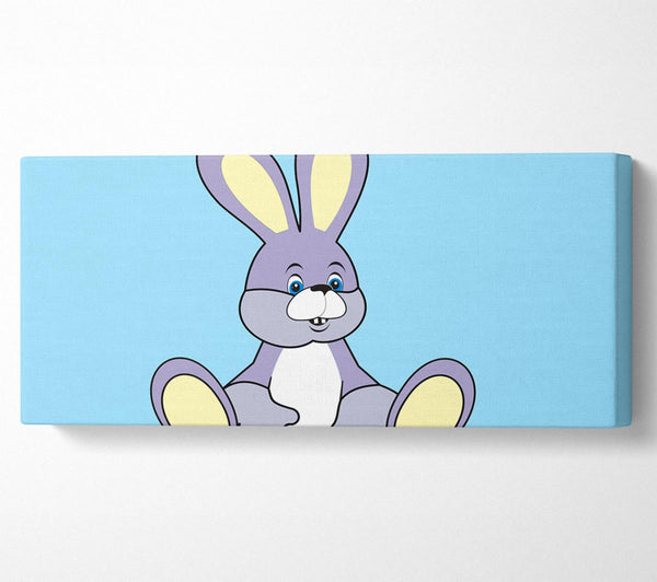 Rabbit Sitting Down Baby Blue