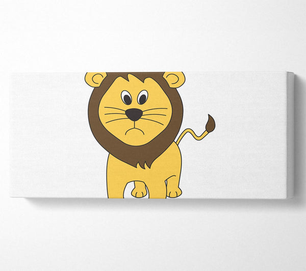 Sad Lion White