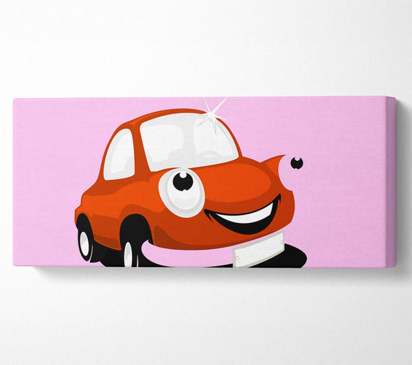 Smiling Clean Car Pink