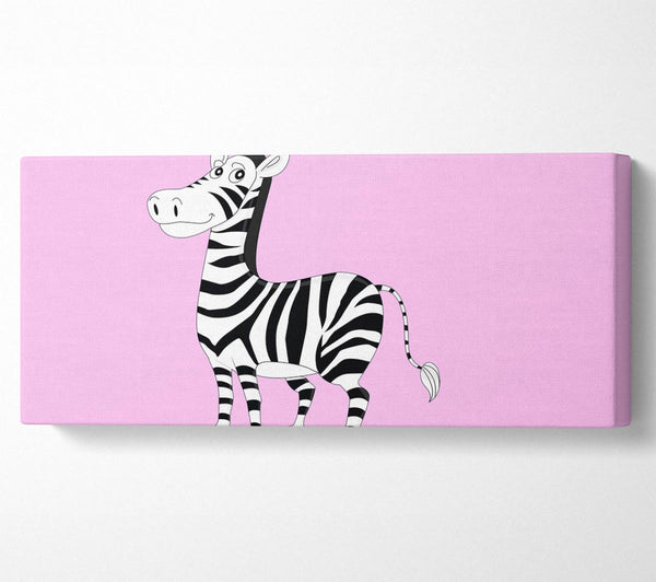 Standing Zebra Pink