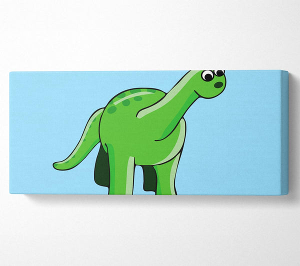 Suprised Dinosaur Baby Blue