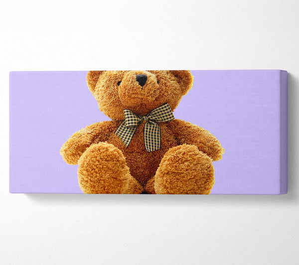 Teddy Bear Bow Lilac