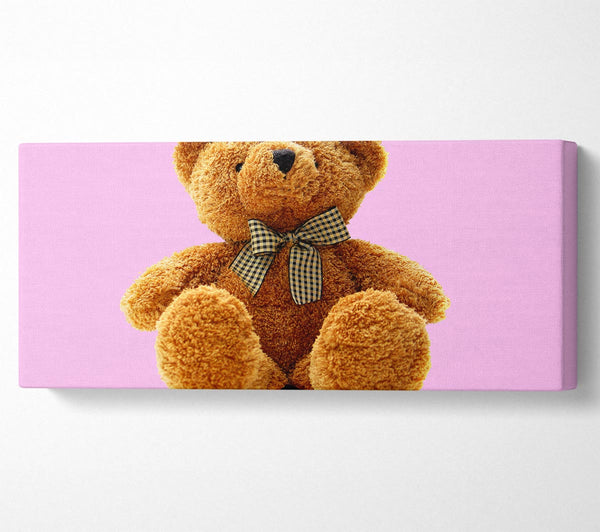 Teddy Bear Bow Pink