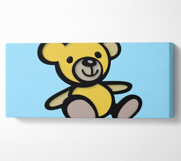 Teddy Bear Cartoon Baby Blue