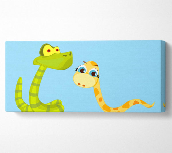 Two Snakes Baby Blue