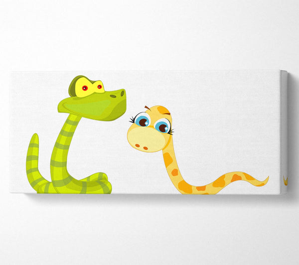 Two Snakes White