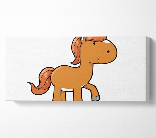 Walking Pony Horse White