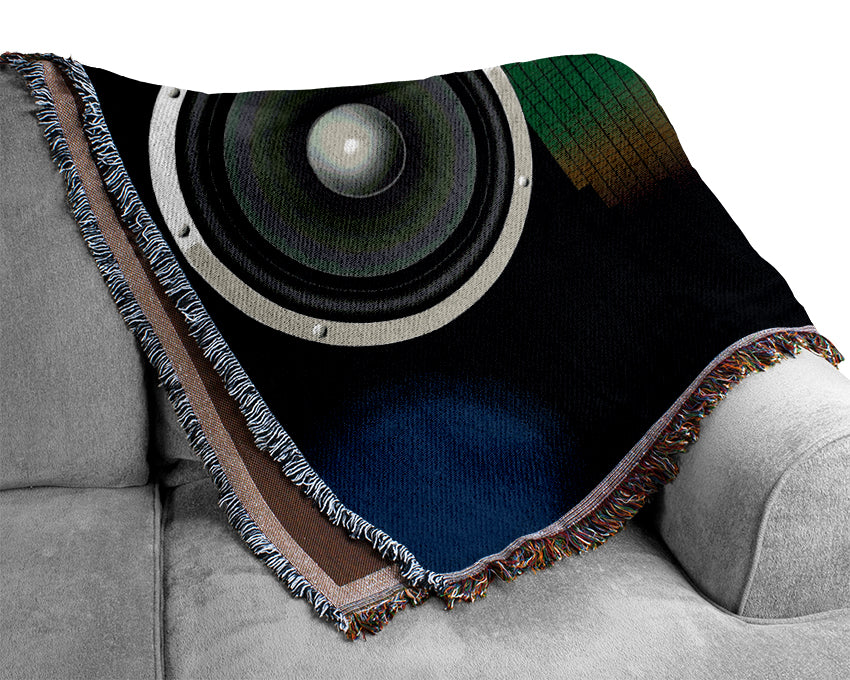 Equalizer Mouth Woven Blanket