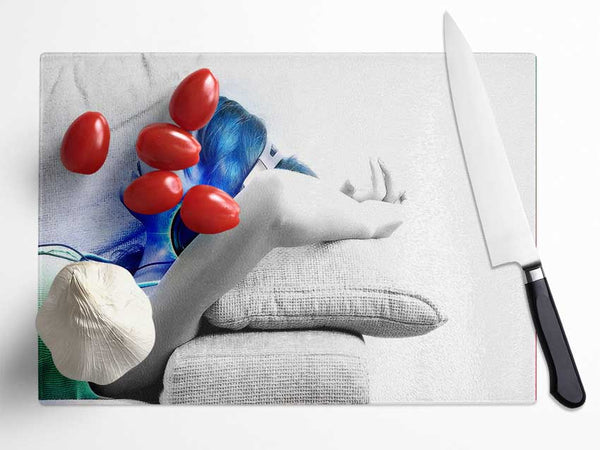 Enjoy The Music Glass Chopping Board