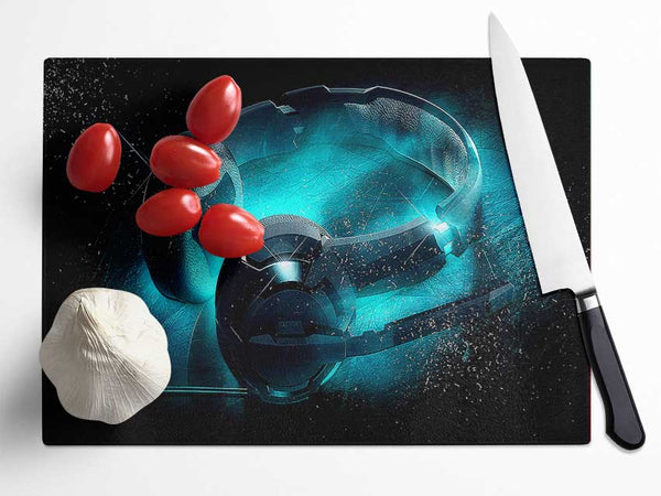 Music Is Getting Louder Glass Chopping Board