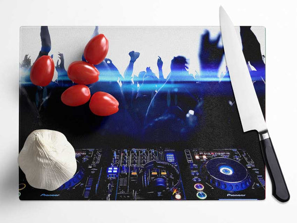 Pioneer Dj Glass Chopping Board