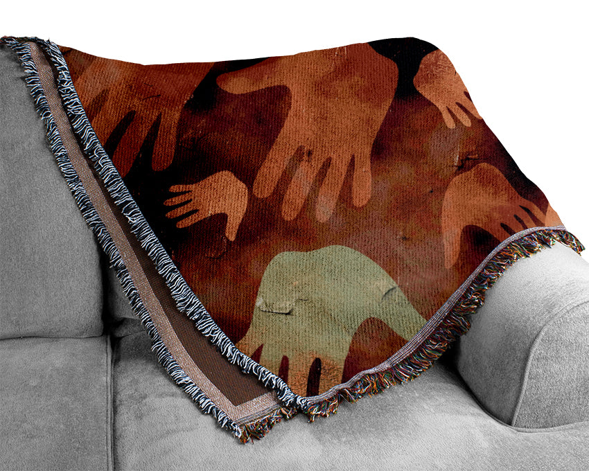 Hands Of Time Woven Blanket