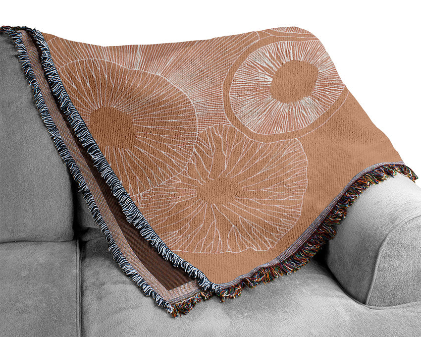 Intertwine Pink Woven Blanket