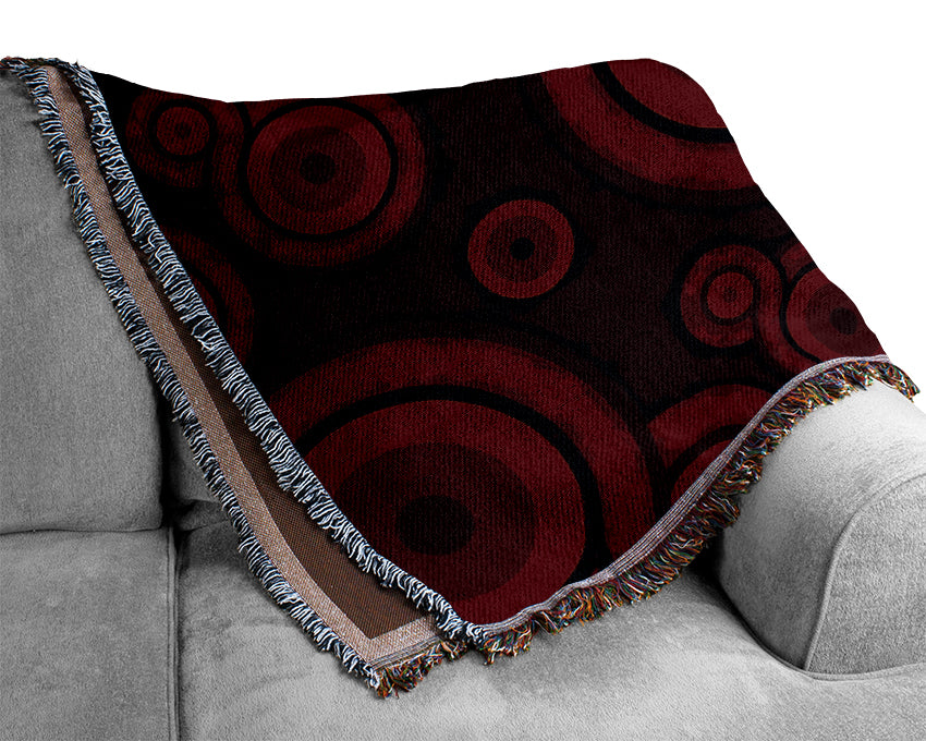 Red Fizz Woven Blanket