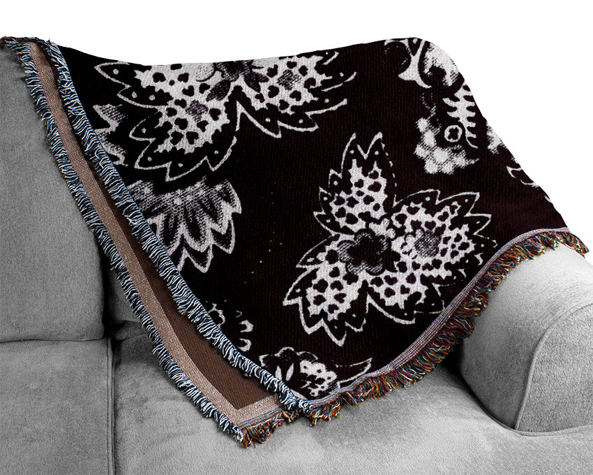 Prolongation Purple Woven Blanket