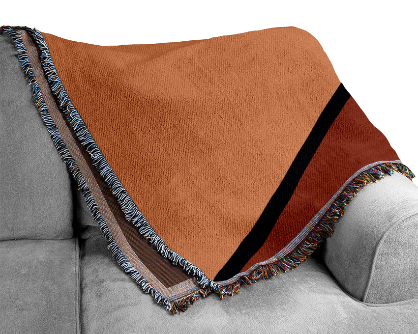 Swirls Of Colour Woven Blanket