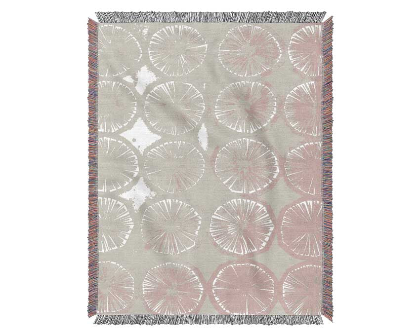 Segment Intervention Beige Woven Blanket