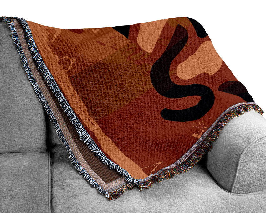 Tribal Face Woven Blanket