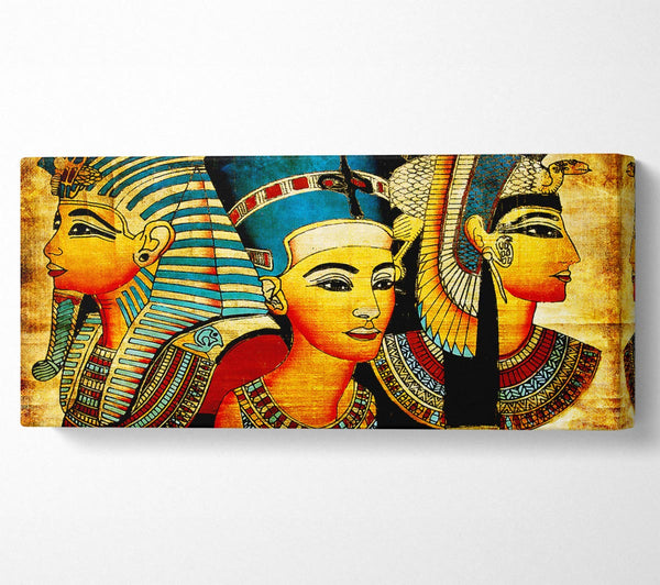 Heads Of Three Egyptian Queens n Kings