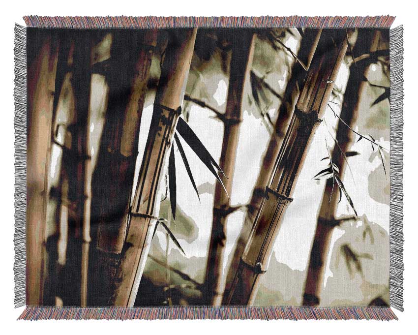 Stunning Bamboo Woven Blanket