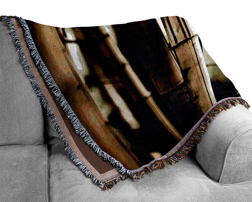 Stunning Bamboo Woven Blanket