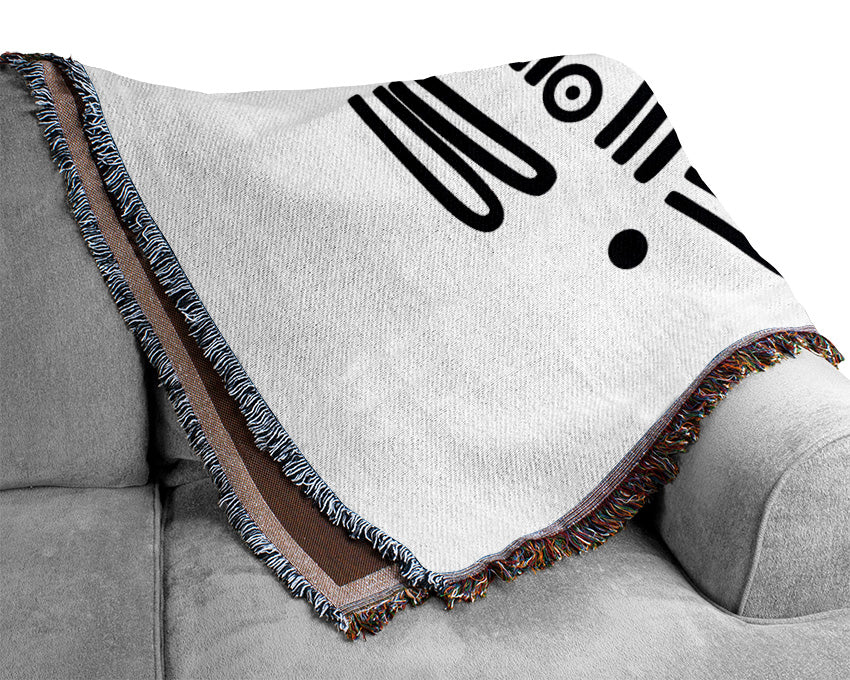 Tribal Bird Woven Blanket