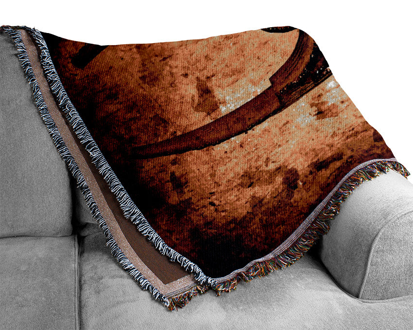 Horned Mask Woven Blanket