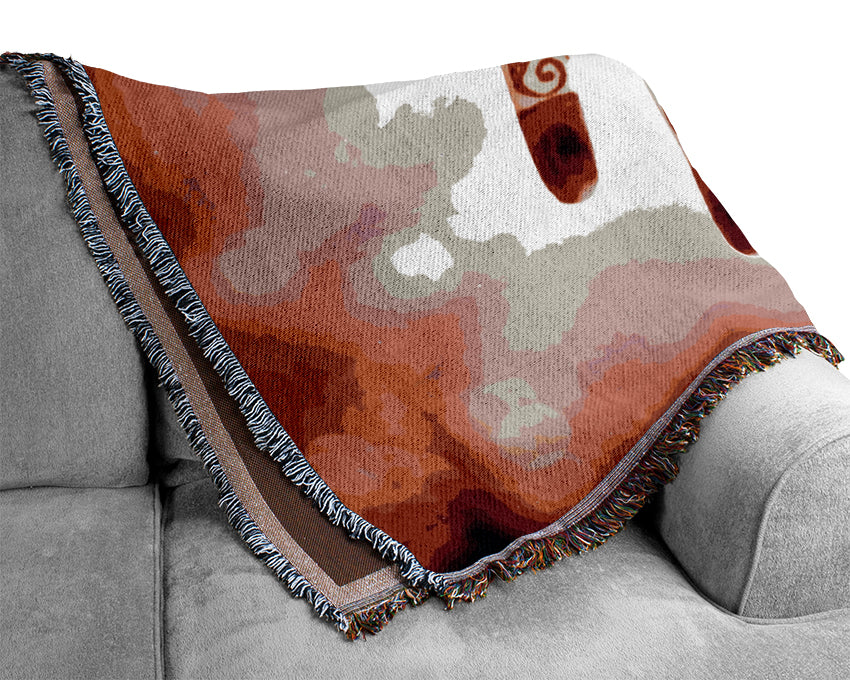 Hindu Mehandi Woven Blanket
