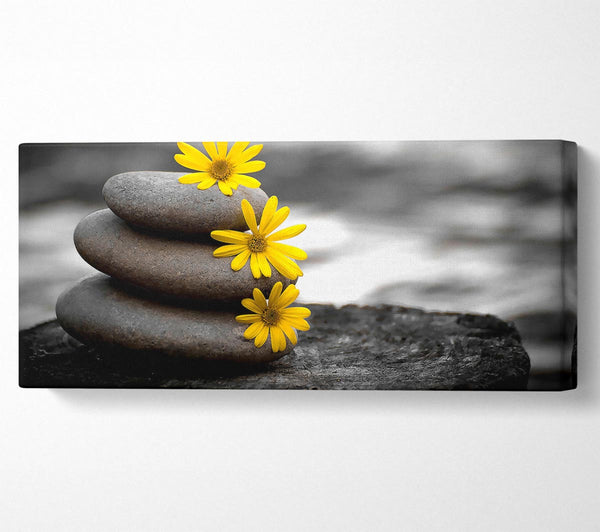 Zen Flowered Stones