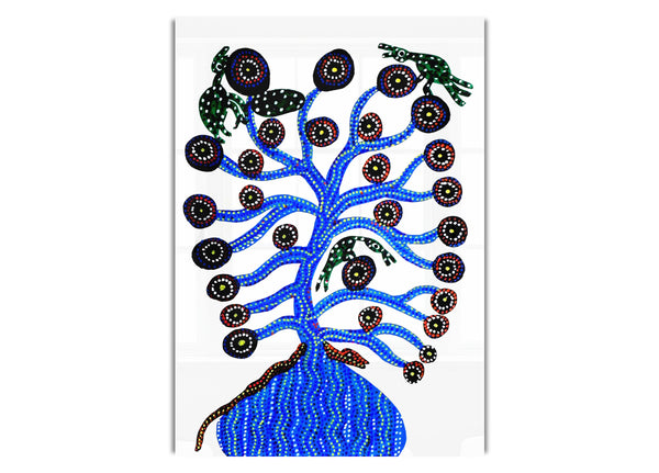Blue Animal Tree