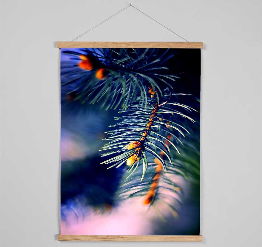 Fir Needles Macro Hanging Poster - Wallart-Direct UK