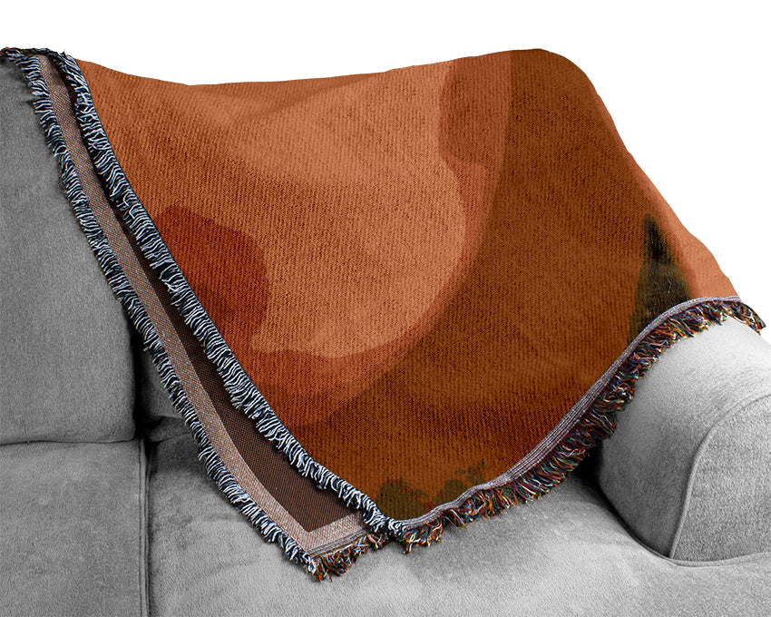 Sunflower Side Woven Blanket
