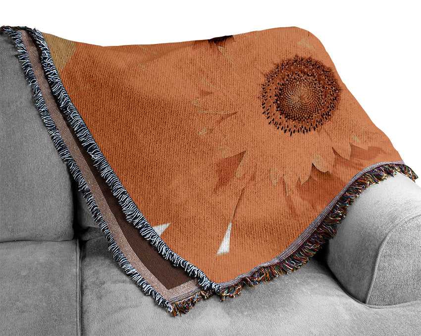 Sunflowers Galore Woven Blanket