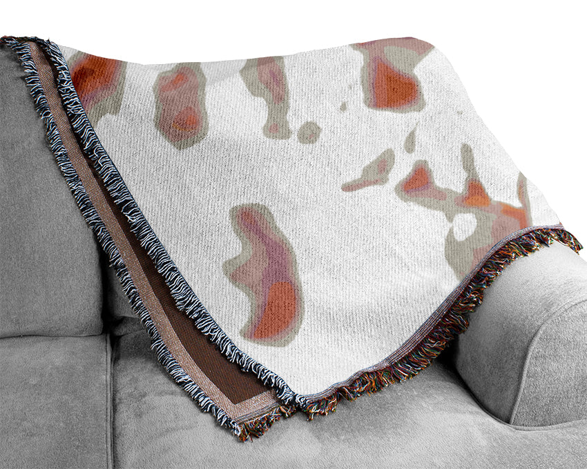 Pink Orchid Galour Woven Blanket
