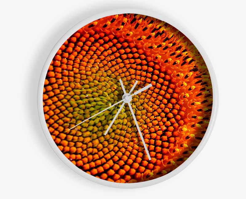 Stunning Sunflower Close-Up Clock - Wallart-Direct UK