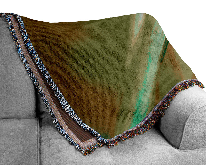 Green On Green Woven Blanket