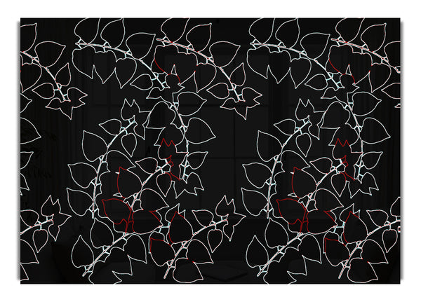 Abstraktes Neonblumenmuster 39
