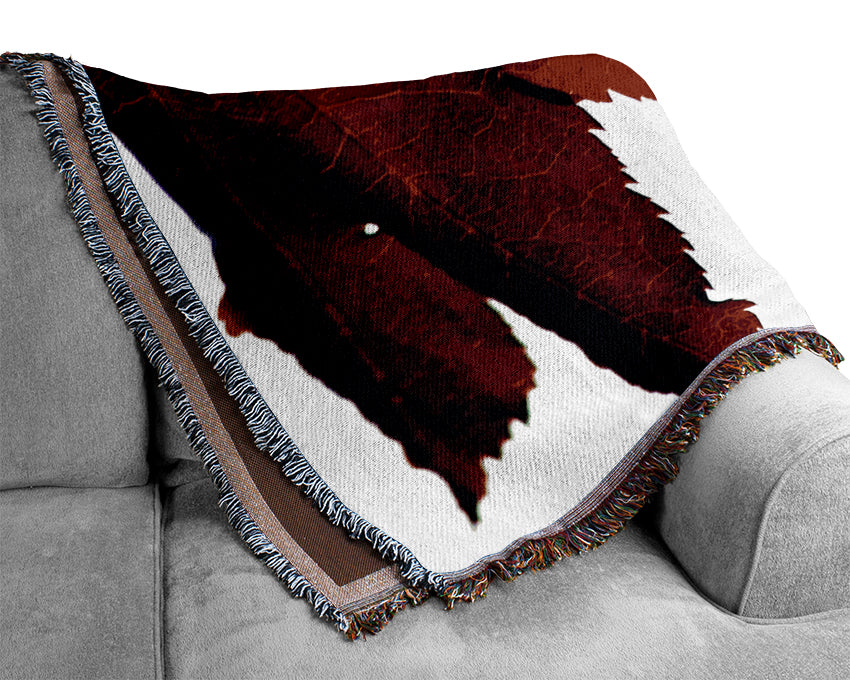 Leaves Woven Blanket