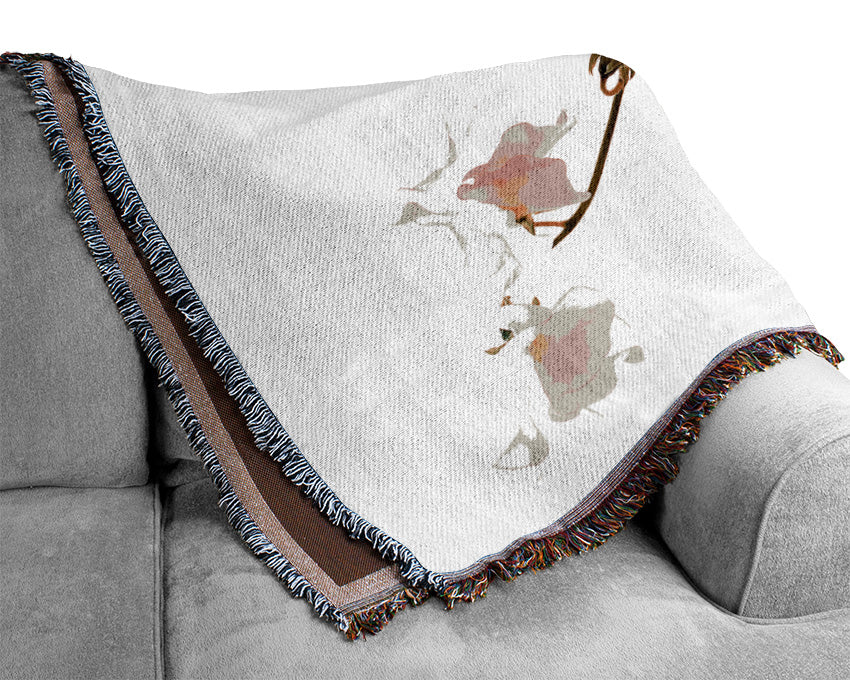 Pink On Pink Woven Blanket