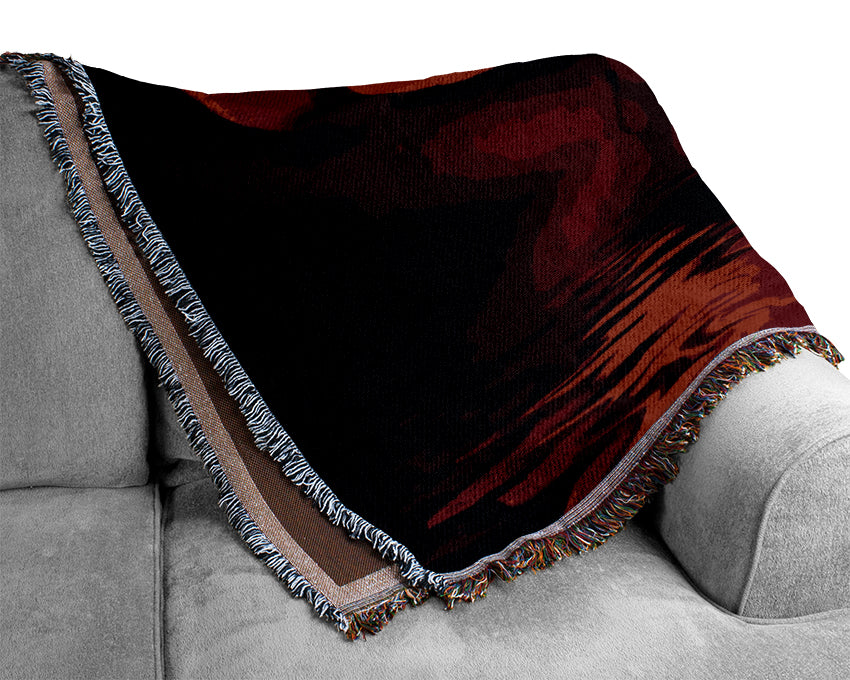The Floating Roses Woven Blanket