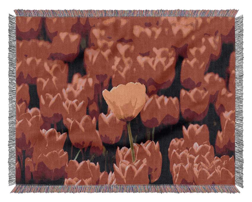 Tulips Strenth Woven Blanket
