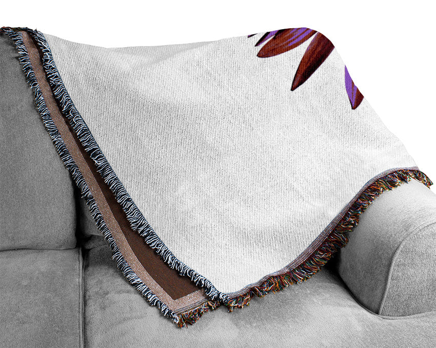 Pink Reflections Woven Blanket