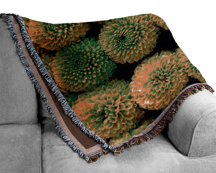 Green Parade Woven Blanket