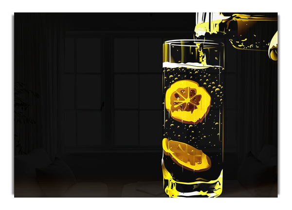 Wasser mit Zitrone