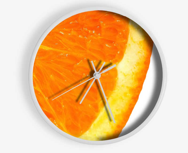 Orange Clock - Wallart-Direct UK
